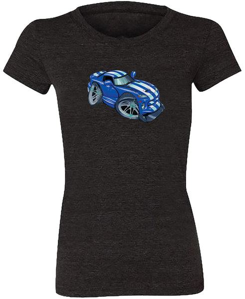 Dodge Viper Blue Koolart T-Shirt for Women