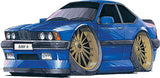 BMW E24 6 Series Coupe 1423 Koolart T-Shirt for Youth