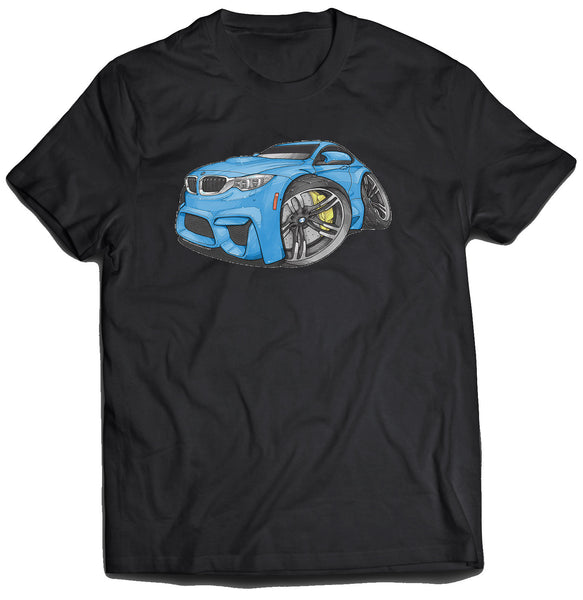 BMW F82 M4 Coupe Blue Koolart T-Shirt for Men