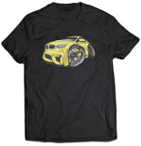 BMW F82 M4 Coupe Yellow Koolart T-Shirt for Men