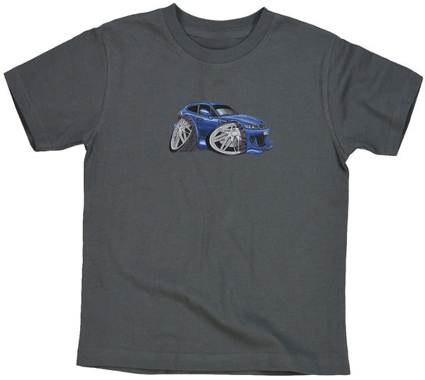 BMW Z3 Coupe Blue 394 Koolart T-Shirt for Youth