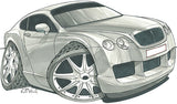 Bentley Continental Coupe Koolart T-Shirt for Youth