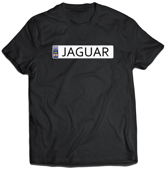 British License Plate Jaguar Shirt (Unisex)