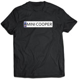 British License Plate Mini Cooper Shirt (Unisex)