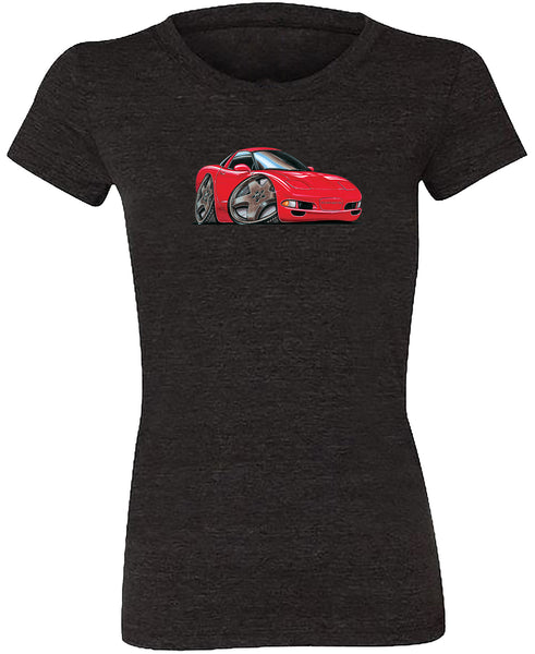 Corvette C5 Red Koolart T-Shirt for Women