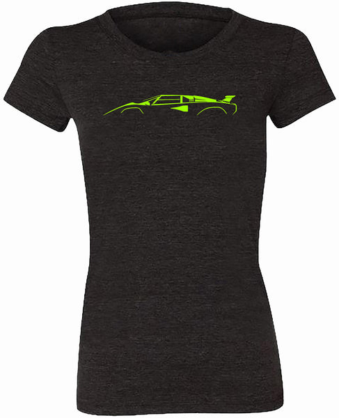 Lamborghini Countach Silhouette T-Shirt for Women