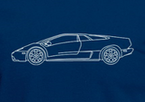 Lamborghini Diablo Blueprint T-Shirt for Men