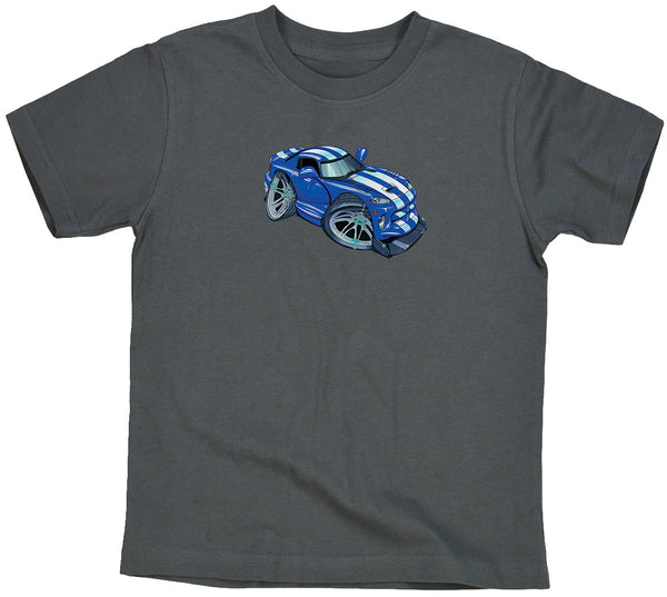 Dodge Viper Blue Koolart T-Shirt for Youth