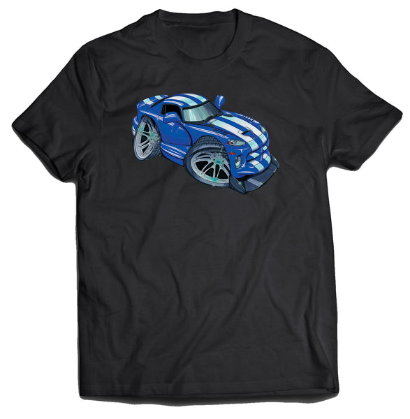 Dodge Viper Blue Koolart T-Shirt for Men