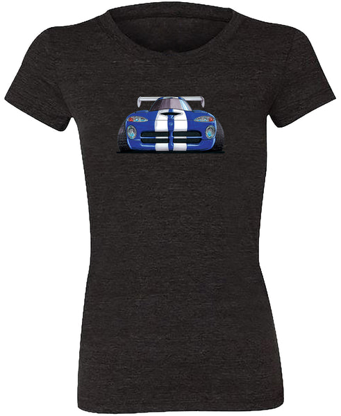 Dodge Viper GTS Front & Rear 2-Sided Koolart T-Shirt for Women