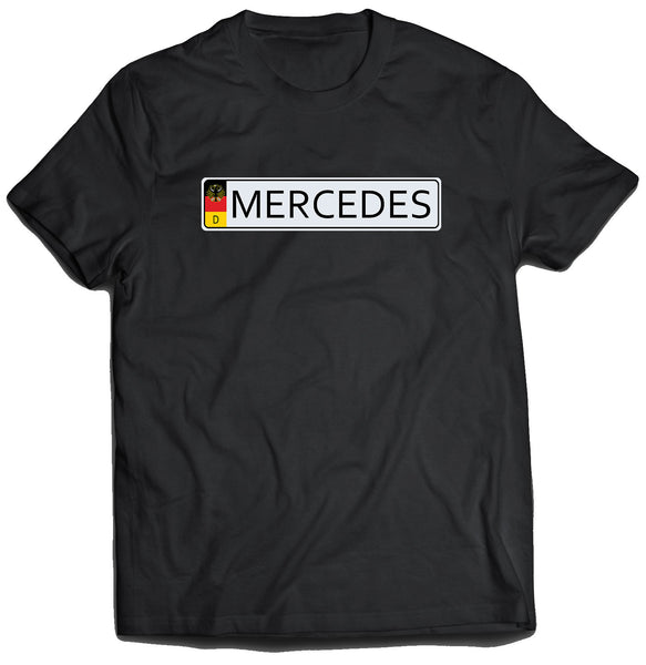 German License Plate Mercedes Shirt (Unisex)