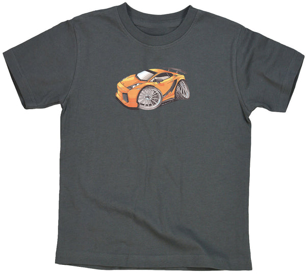 Lamborghini Gallardo Superleggera Orange Front Koolart T-Shirt for Youth