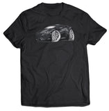 Lamborghini Huracan Black Silver Koolart T-Shirt for Men