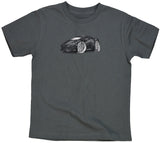 Lamborghini Huracan Black Silver Koolart T-Shirt for Youth