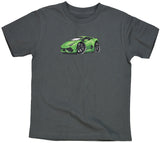 Lamborghini Huracan Green Black Koolart T-Shirt for Youth