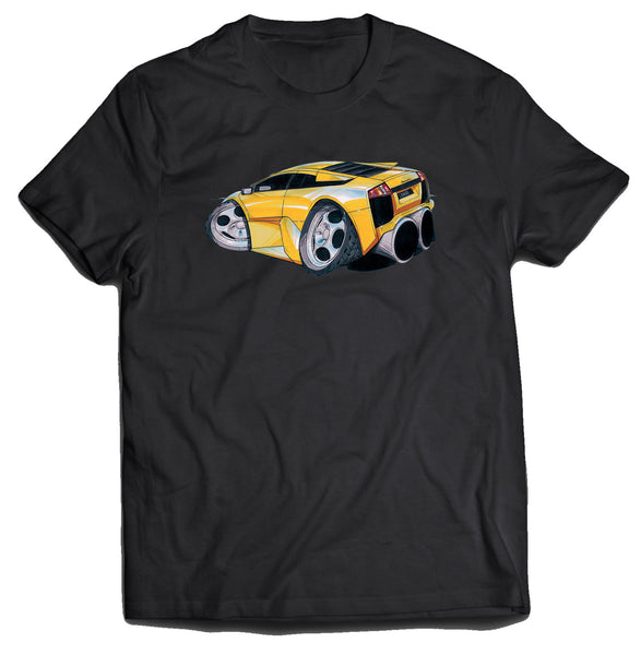 Lamborghini Murcielago Yellow Koolart T-Shirt for Men