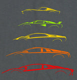 Lamborghini V12 Generations Silhouettes T-Shirt for Youth