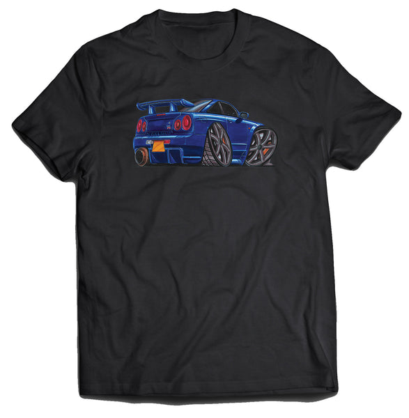Nissan Skyline GTR R32 Rear Koolart T-Shirt for Men