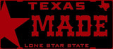 Texas Made License Plate Shirt - Houston Rockets Edition (Unisex)