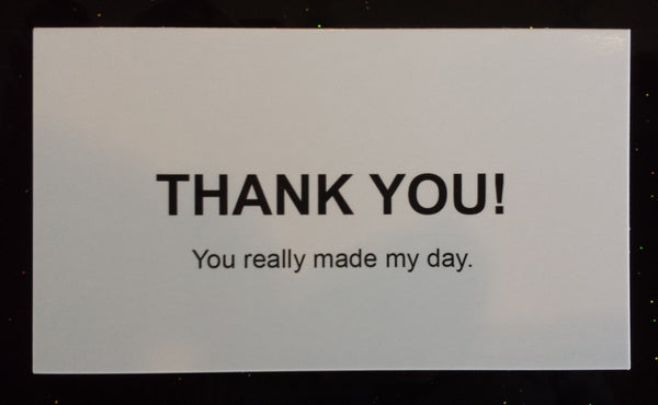 Thank You Business Cards - 10 Pack